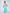Tiffany-Blue Sweetheart Puff-Sleeve Mini Dress - view 9 | ELAGIA
