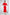 Red Puff-Sleeve Midi Dress - front view | ELAGIA