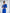Blue Puff-Sleeve Midi Dress - view 6 | ELAGIA
