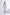 Pink V-neck Cocktail Midi Dress - view 6 | ELAGIA