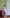 Ginevra Pink One-Shoulder Cape-Sleeve Maxi Dress