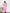 Cosima Pink Off-The-Shoulder A-Line Midi Dress