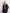 Olympia Black Pinstripe Double-Breasted Long-Sleeve Double-Breasted Suit 2-Piece