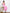 Cosima Pink Off-The-Shoulder A-Line Midi Dress