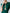 Allegra Emerald Sleeveless Cut-Out Button-Detail Midi Dress