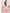 Isabelle Pink Puff-Sleeve Pencil Midi Dress