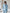 Solange Sky-Blue Puff-Sleeve Single-Breasted Suit 2-Piece