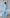 Avra Sky-Blue Asymmetric Double-Breasted Longline Blazer Suit 2-Piece