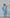 Julie Sky-Blue Halter Neck Midi Dress - side view | ELAGIA