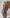 Noelia Brown Satin Rhinestone A-Line Long-Sleeve Mini Dress
