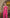 Crimson Bow Top Backless Jumpsuit - side view | ELAGIA
