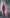 Melanie Red V-Neck Long-Sleeve Midi Dress - side view | ELAGIA