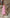 Pink Square-Neck Sleeveless Peplum Midi – Crepe fabric, back view