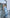 Clémence Sky-Blue Satin V-Neck Open-Back Maxi Dress