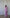 Pink sheer sleeve V-neck top and maxi skirt set – crepe fabric, back view
