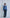 Eulalia Blue Bouclé Tweed Single-Breasted Long-Sleeve Blazer