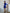 Blue Square Neck Long Sleeve Mini Dress - styled look | ELAGIA