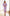 ELAGIA Lavender Puff-Sleeve Midi Dress - front view of purple business suit women inspired midi dress