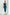 ELAGIA Green-Black Backless Halter Midi Dress front view - 3 piece women's suit alternative style