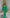 ELAGIA green double breasted suit 3-piece back view showing blazer fit and trouser silhouette