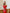 ELAGIA red maxi dress close-up of fabric texture and draping - 3 piece women's suit purple business suit women