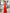 ELAGIA red jumpsuit shoulder detail view - womens red suit set featuring strapless construction design