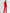 ELAGIA red belted wide-leg 3 piece women's suit - back view displaying tailored blazer and wide-leg trouser fit