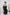 ELAGIA black satin strapless mini dress front view - 3 piece women's suit purple business suit women style