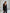 ELAGIA black double-breasted suit back view showing fitted silhouette and structured tailoring details