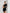 ELAGIA black one-shoulder fringed mini dress - model wearing styled purple business suit women outfit