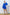ELAGIA blue backless puff sleeve mini dress - close-up of fabric texture, 3 piece women's suit aesthetic