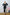 ELAGIA Black Square Neck Puff-Sleeve Midi Dress front view - elegant black dress with puffy sleeves