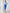 ELAGIA light blue suit women styled mini skirt detail shot highlighting waistband and tailored fit