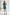 ELAGIA blue satin mini dress movement shot showing flow - purple business suit women inspired evening wear