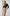 ELAGIA brown belted skirt - high waisted belted mini skirt in chocolate brown, front view on model