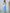 ELAGIA sky-blue satin corseted strapless dress - three-quarter view highlighting corseted waist and dress drape