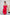 ELAGIA red satin strapless mini dress front view - sleek bodycon silhouette with smooth finish and figure-hugging fit