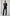 ELAGIA black regular-fit 3 piece women's suit front view - professional blazer, vest and pants business outfit