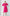 ELAGIA crimson V-neck puff-sleeve midi dress front view - 3 piece women's suit alternative in red