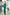 Green One-Shoulder Cut-Out Maxi Dress - front view | ELAGIA