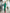 Green One-Shoulder Cut-Out Maxi Dress - close-up detail | ELAGIA