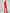 ELAGIA red 3 piece women's suit side profile displaying tailored fit and structured silhouette