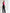 ELAGIA black high waisted regular fit pants - front view of 3 piece women's suit trousers in classic style