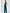 ELAGIA blue jumpsuit emerald bridal pantsuit back view showing sophisticated tailored silhouette