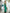 Green One-Shoulder Cut-Out Maxi Dress - side view | ELAGIA