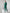 ELAGIA green double breasted 2-piece women's suit front view - professional 3 piece women's suit style