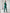 ELAGIA green double breasted blazer back view - tailored purple business suit women professional style