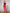 ELAGIA red high waisted regular fit pants waistband detail - 3 piece women's suit construction closeup