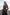 ELAGIA black belted trench coat styled outfit view showcasing double breasted blazer dress silhouette