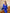 ELAGIA Blue Square Neck Backless Midi Dress detail view of backless tie closure and adjustable straps